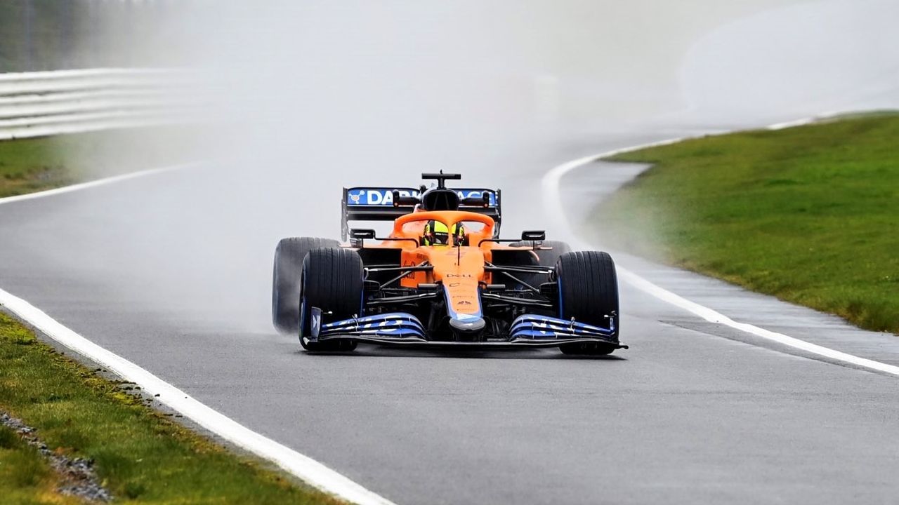 Primeras imágenes del nuevo McLaren MCL35M en Silverstone