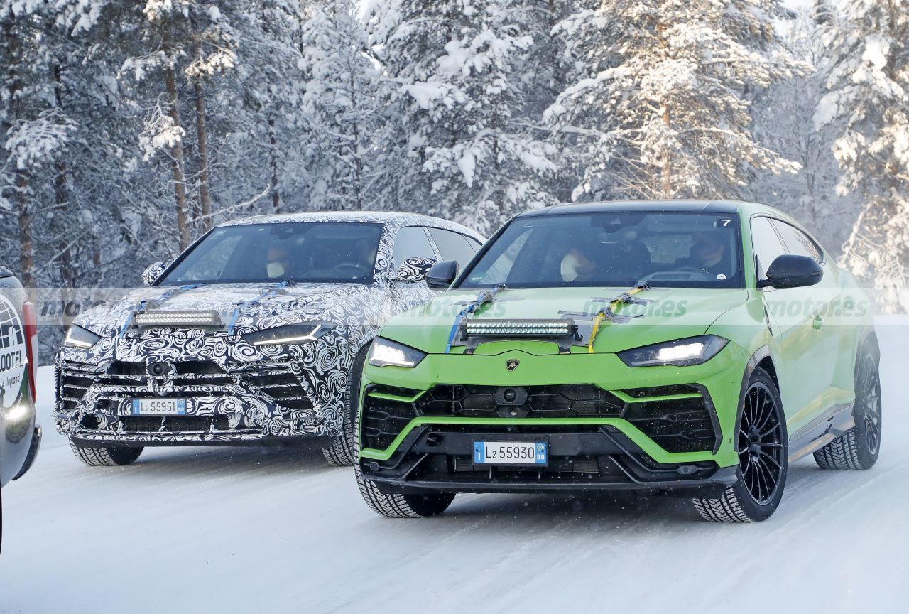 Foto espía Lamborghini Urus Evo 2022 - exterior