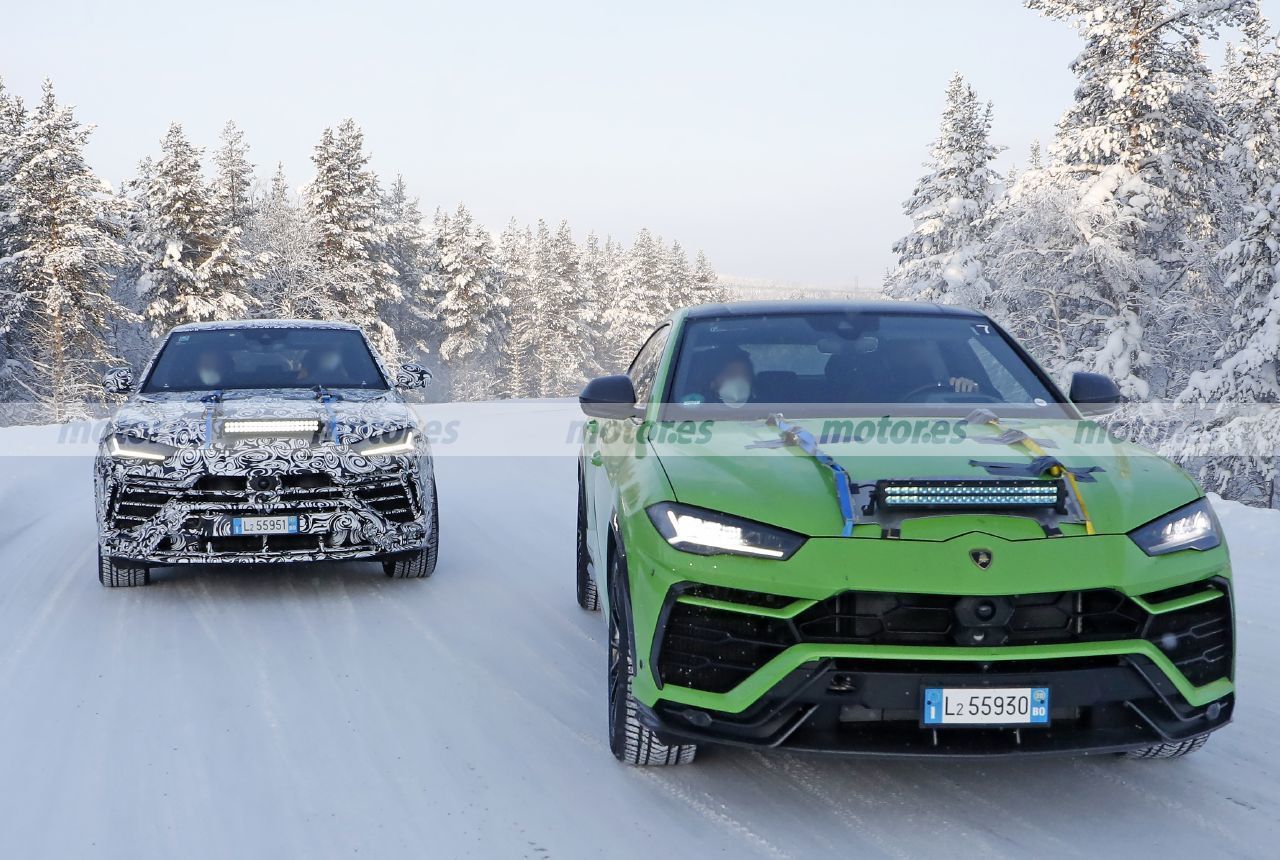 Foto espía Lamborghini Urus Evo 2022 - exterior