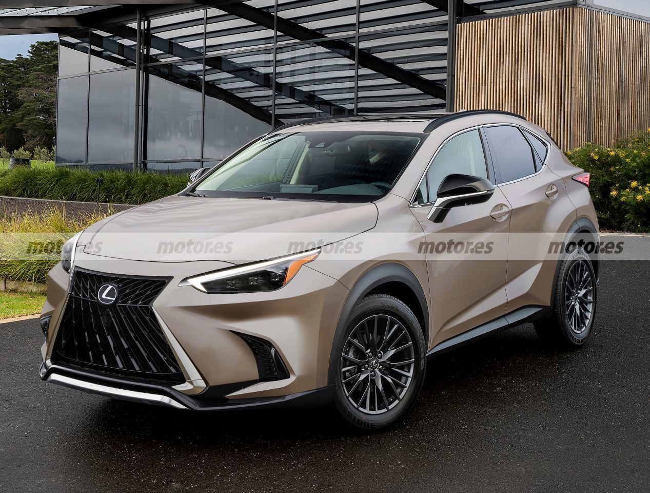 Primera recreación del futuro Lexus NX 2022, el SUV japonés será más sofisticado