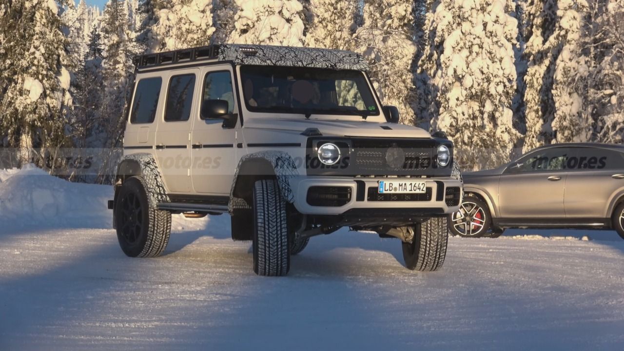 Fotos espía Mercedes-AMG G 63 4MATIC 4x4² 2022 - exterior