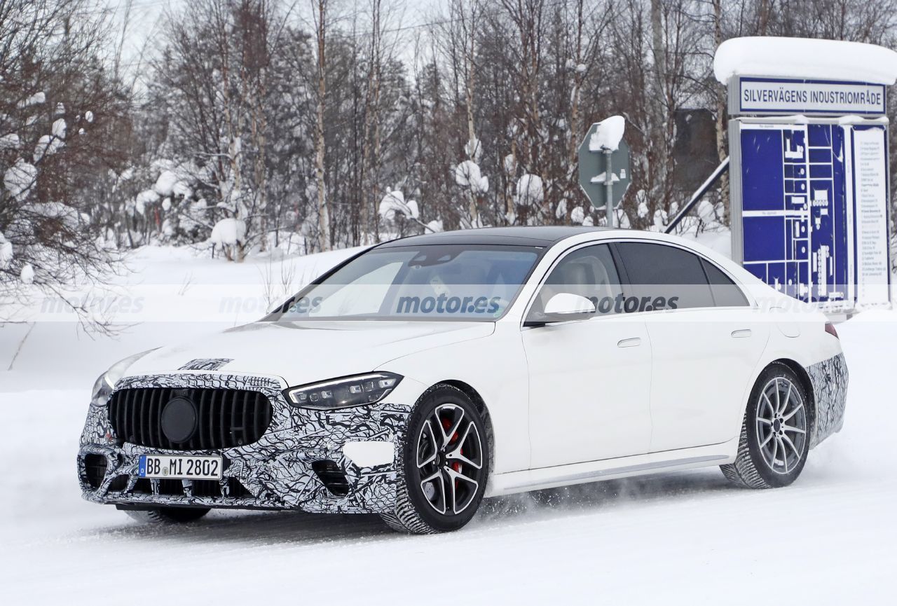 Fotos espía Mercedes-AMG S 63 e 4MATIC 2022 - exterior