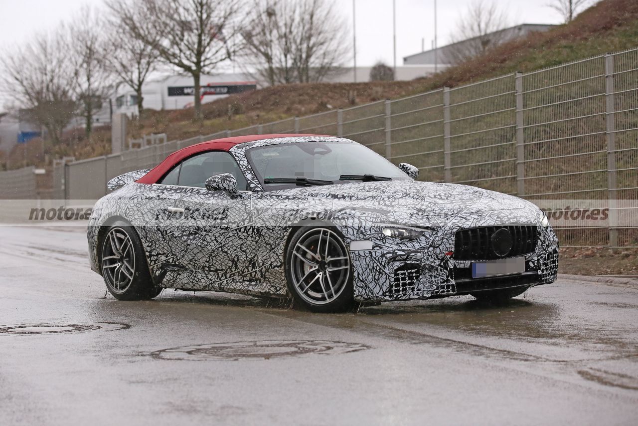 Fotos espía Mercedes AMG SL 2021 - exterior