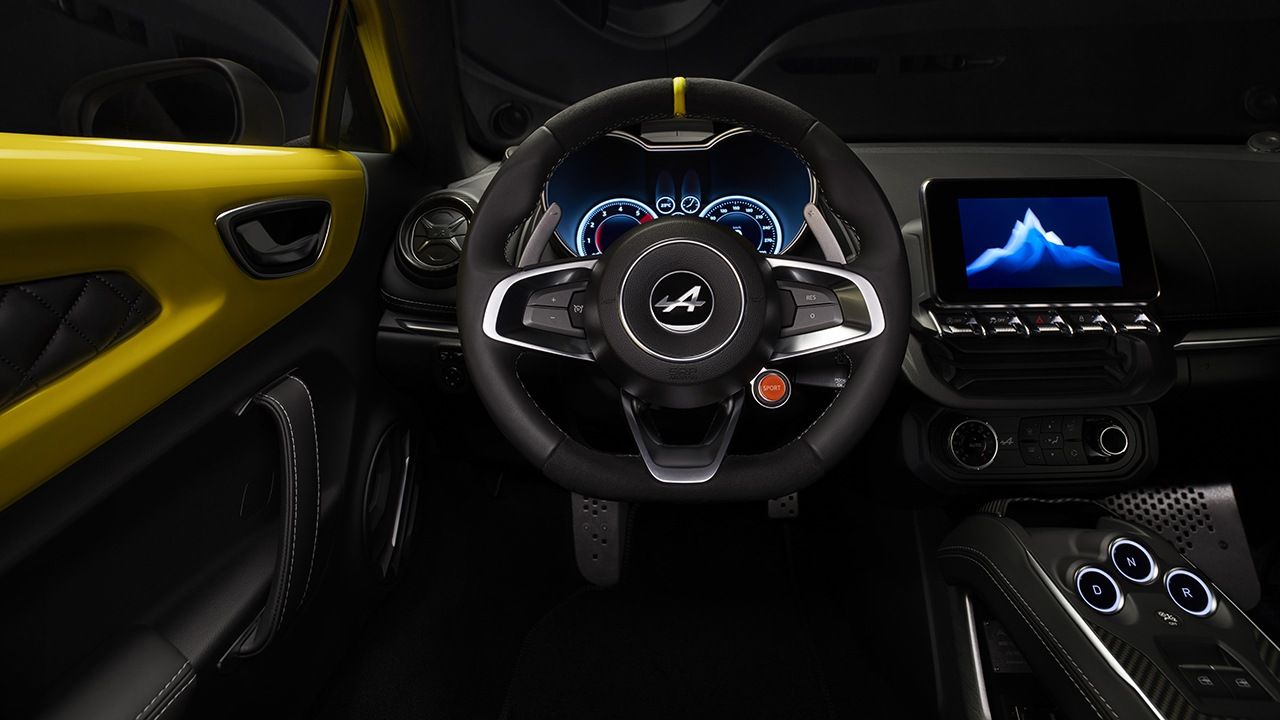 Alpine A110 Color Edition - interior