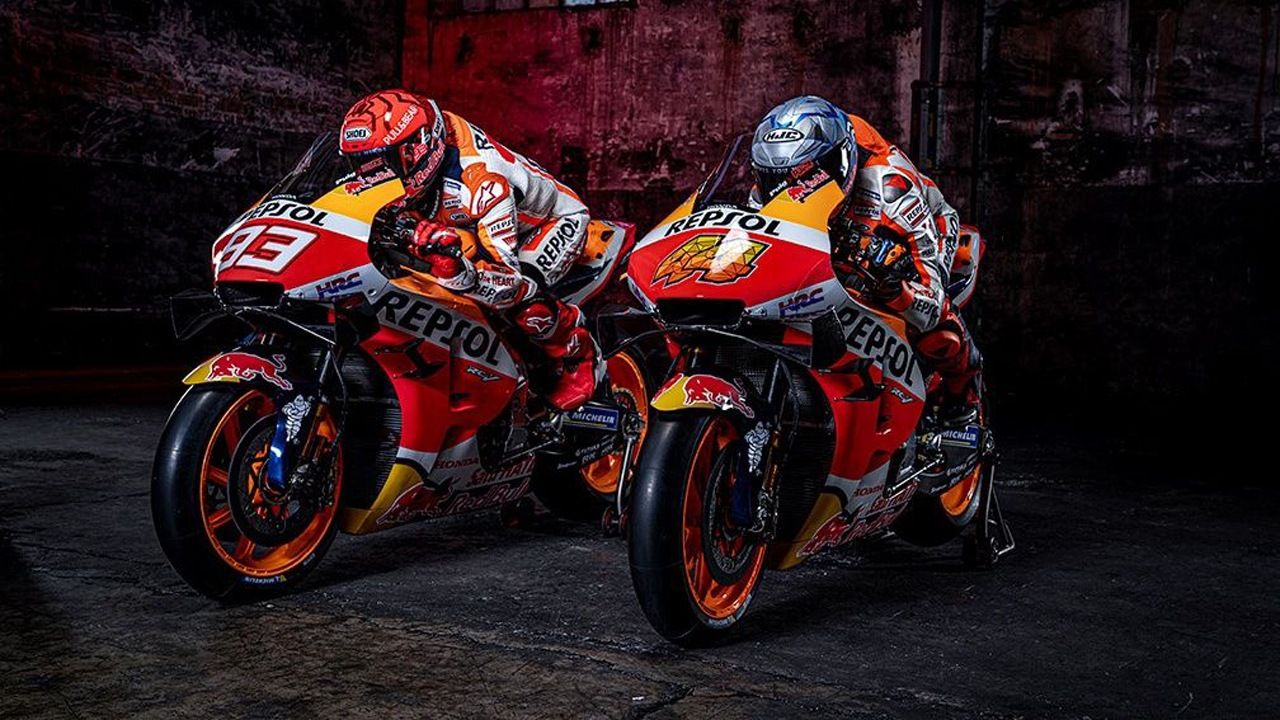 Presentación del equipo Repsol Honda de Marc Márquez y Pol Espargaró