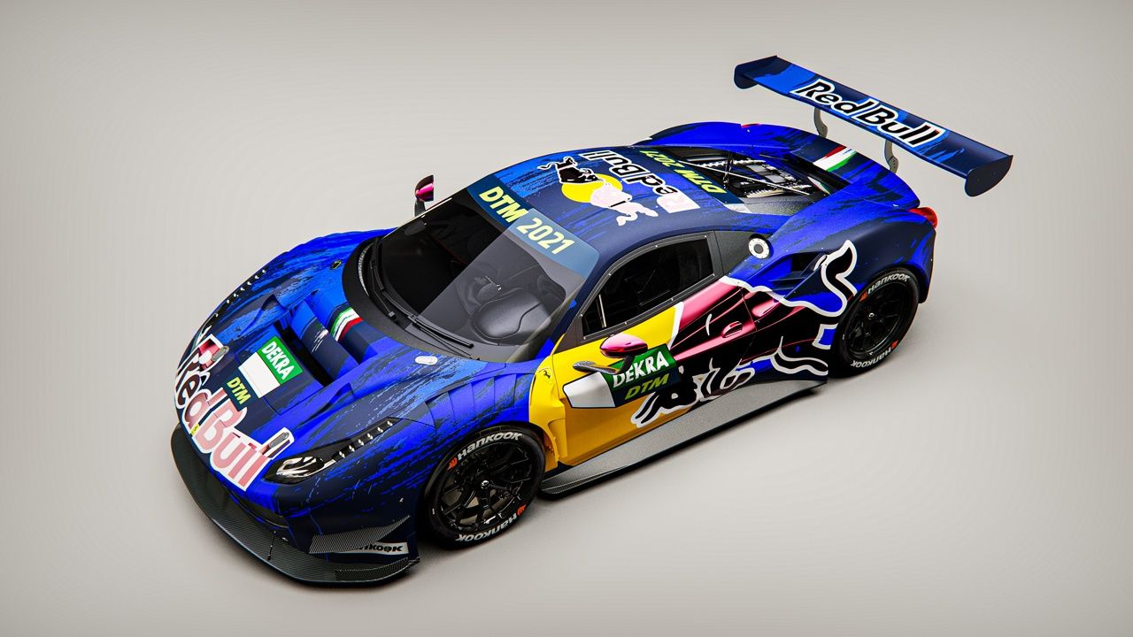 Red Bull competirá con dos Ferrari 488 GT3 de AF Corse en su vuelta al DTM