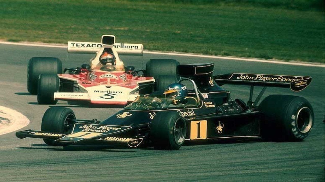 Ronnie Peterson, volar a ras de asfalto