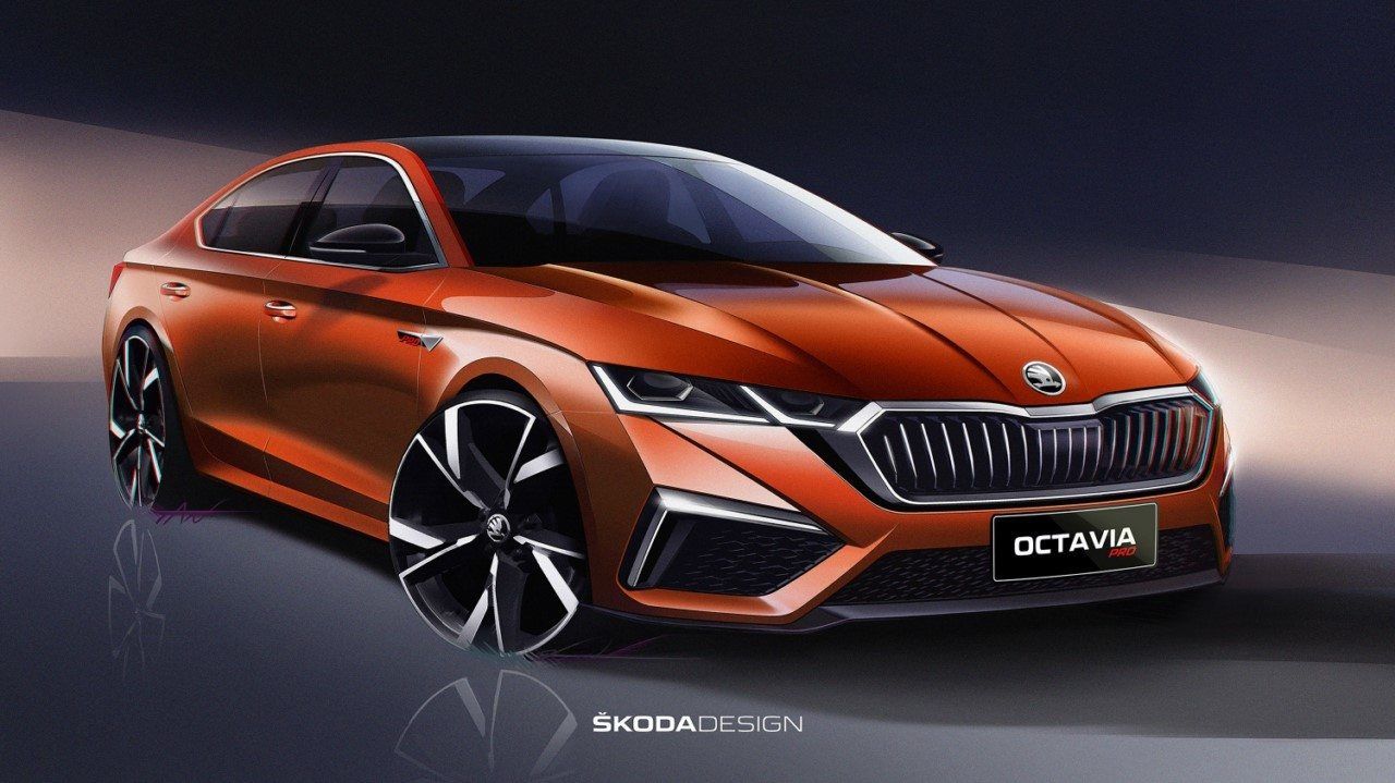 El nuevo Skoda Octavia Pro para China sale a la luz en unos bocetos oficiales