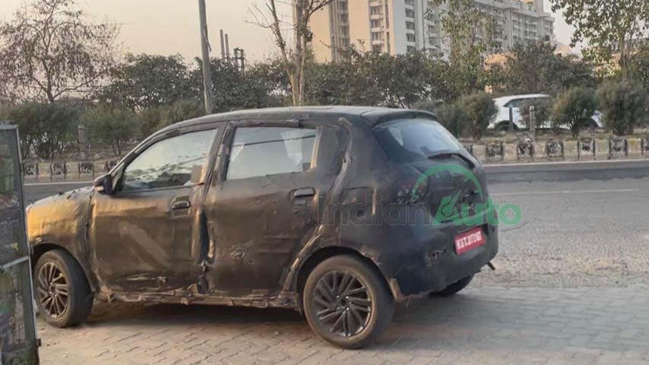 Suzuki Celerio 2022 - foto espía lateral