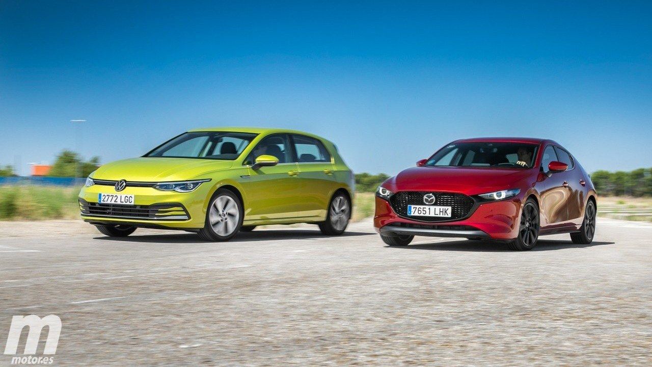 Volkswagen Golf y Mazda3