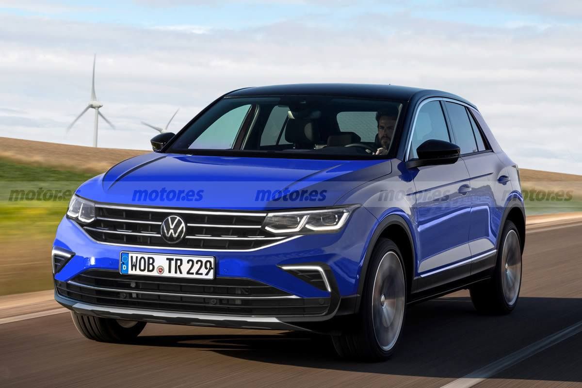 Este adelanto presenta un aire nuevo para el Volkswagen T-Roc Facelift 2022