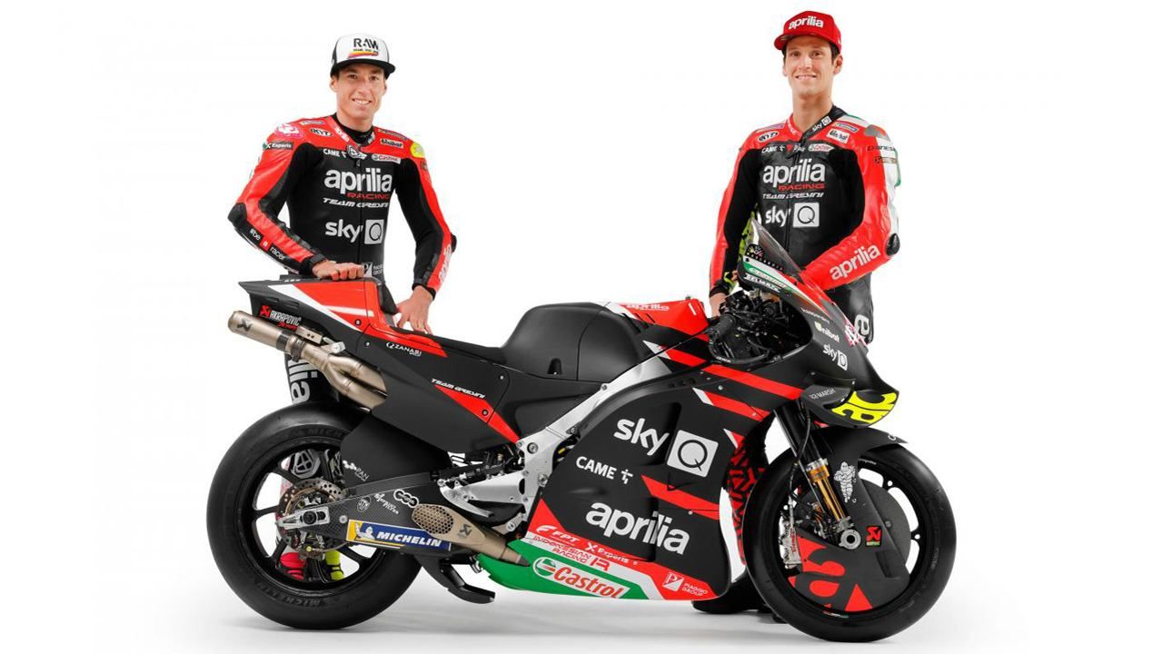 Aleix Espargaró y Lorenzo Savadori presentan el proyecto 2021 de Aprilia