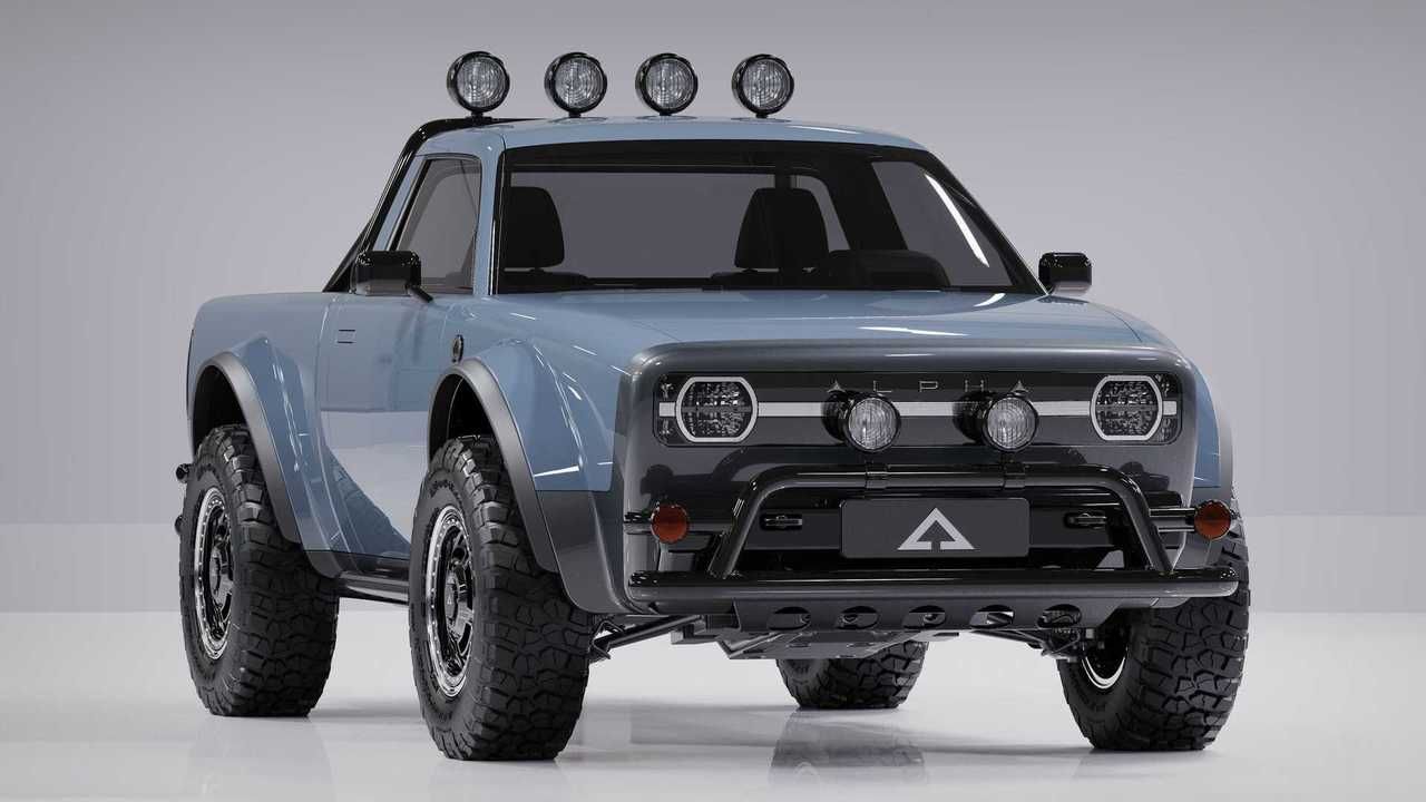 El Alpha Wolf es un agresivo pick-up eléctrico de estilo rabiosamente retro