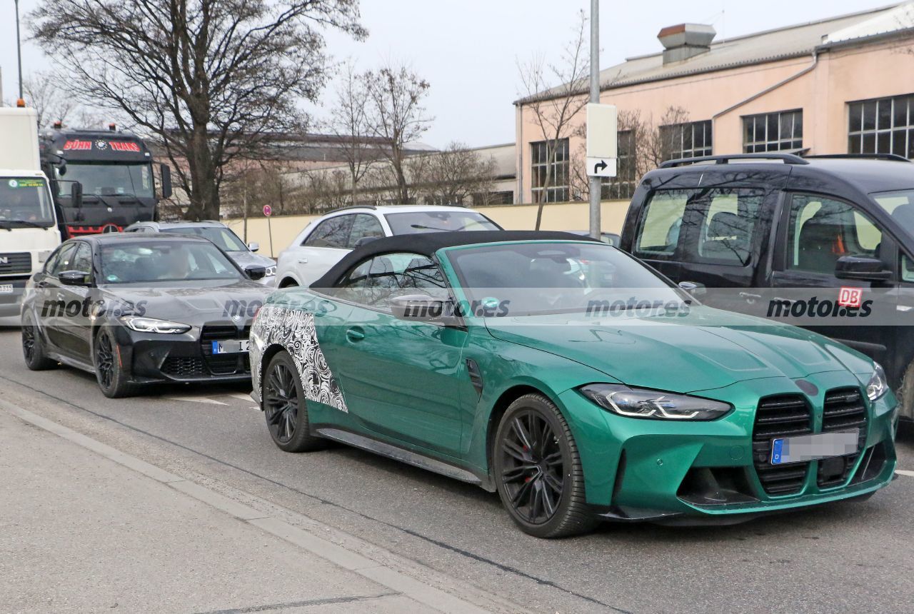 Foto espía BMW M4 Cabrio 2022 - exterior