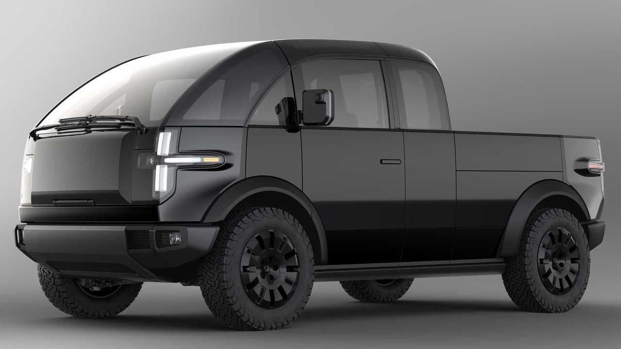 Canoo presenta su futurista pick-up eléctrico de +600 CV