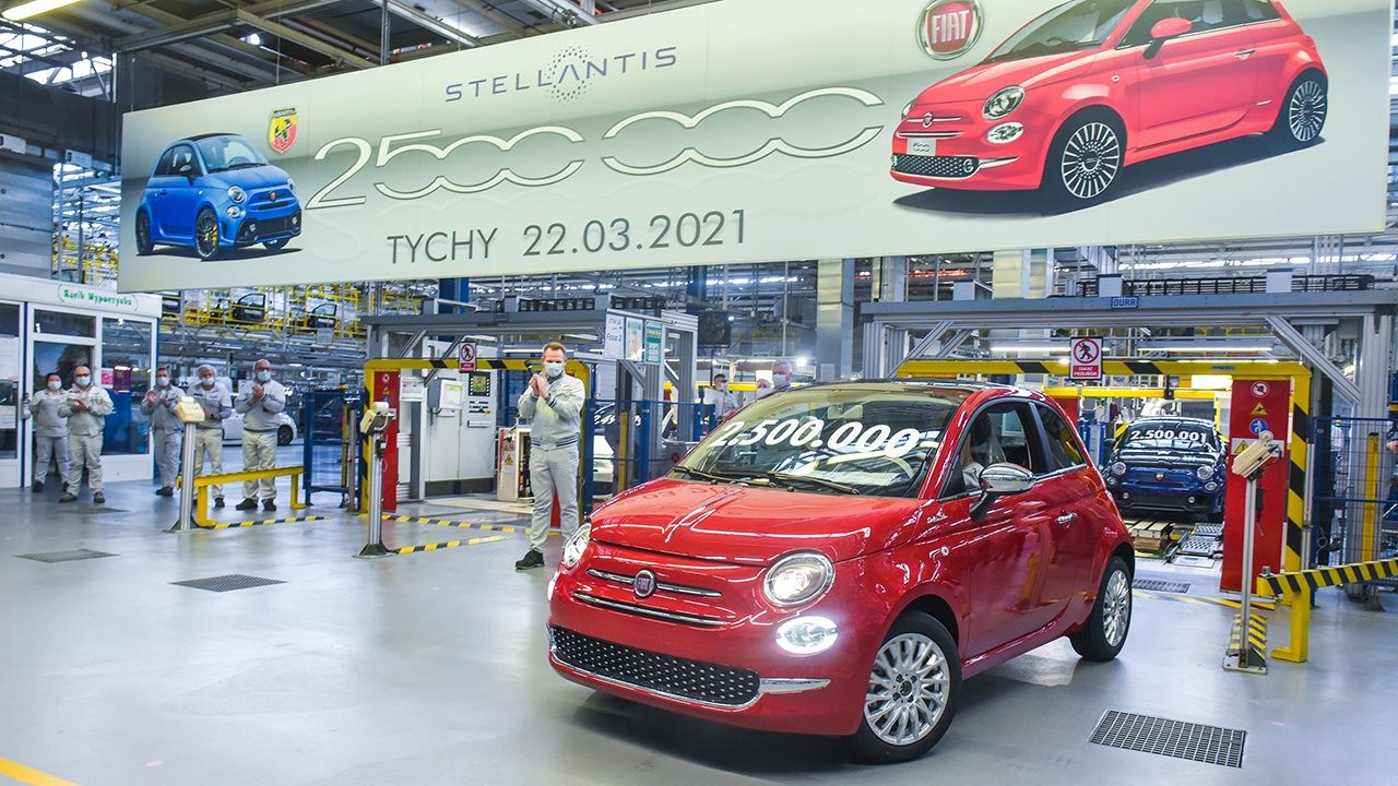 FIAT 500 número 2.5 millones fabricado en Polonia