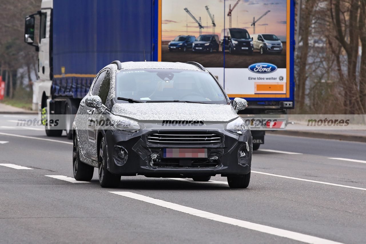 El Ford Fiesta Active Facelift 2022 posa en sus primeras fotos espía