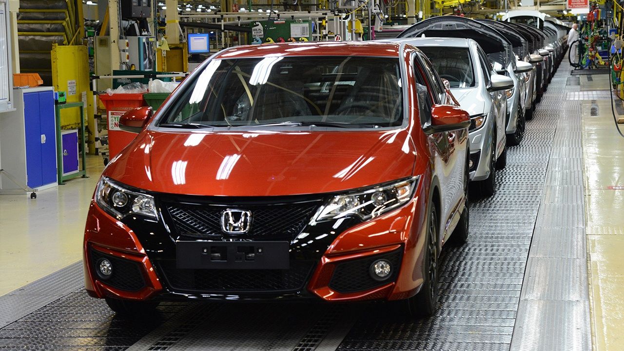 Producción del Honda Civic en Swindon, Reino Unido