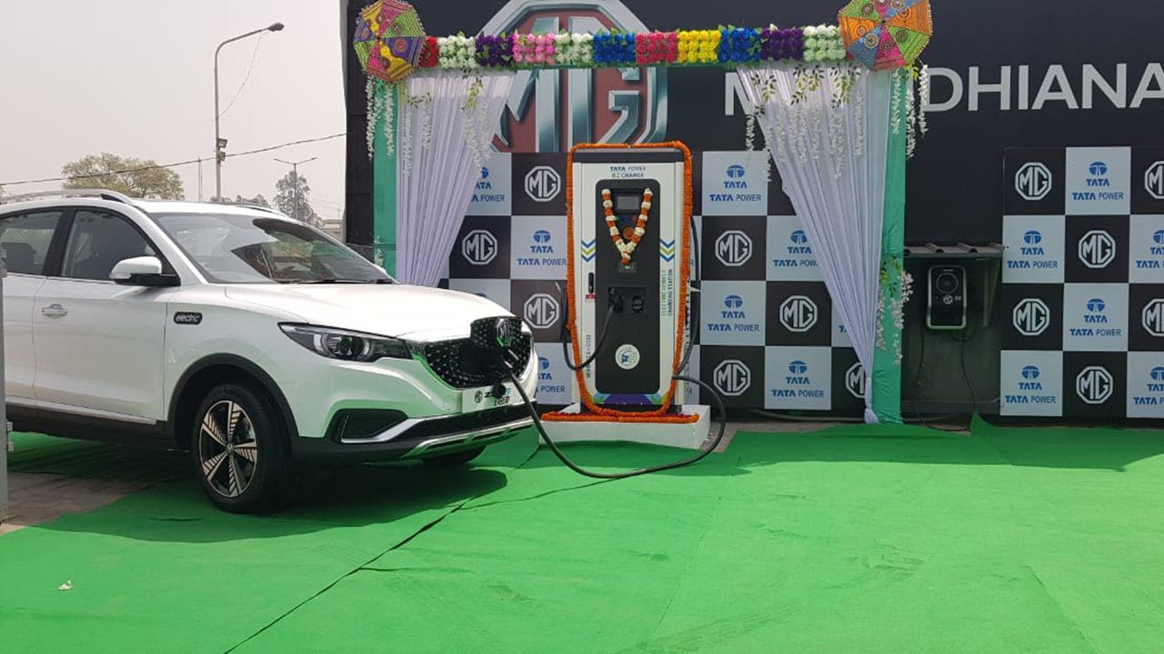 MG ZS EV en la India