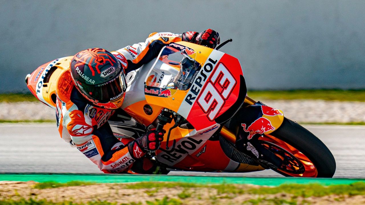 Marc Márquez avanza en su recuperación y rueda con una Honda RC213V-S