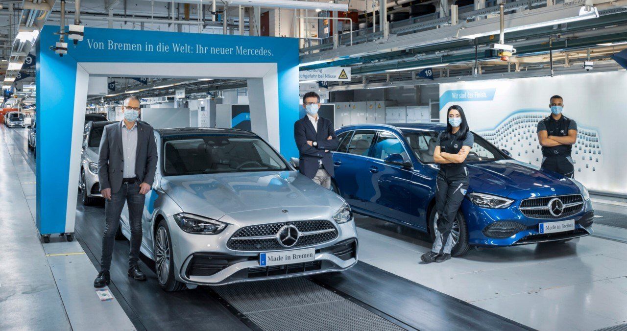 Los nuevos Mercedes Clase C 2021, y Clase C Estate, entran en producción