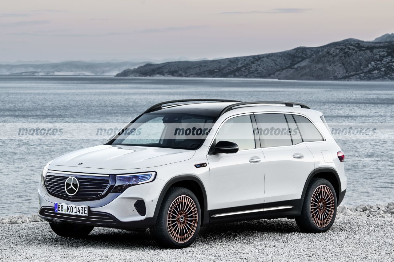 El Mercedes EQB 2022, el nuevo SUV eléctrico compacto, al descubierto en esta recreación