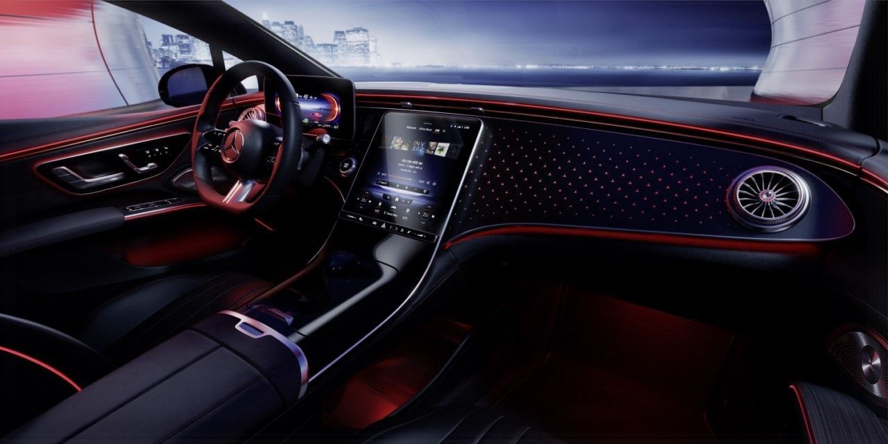 Foto Mercedes EQS 2021 - interior