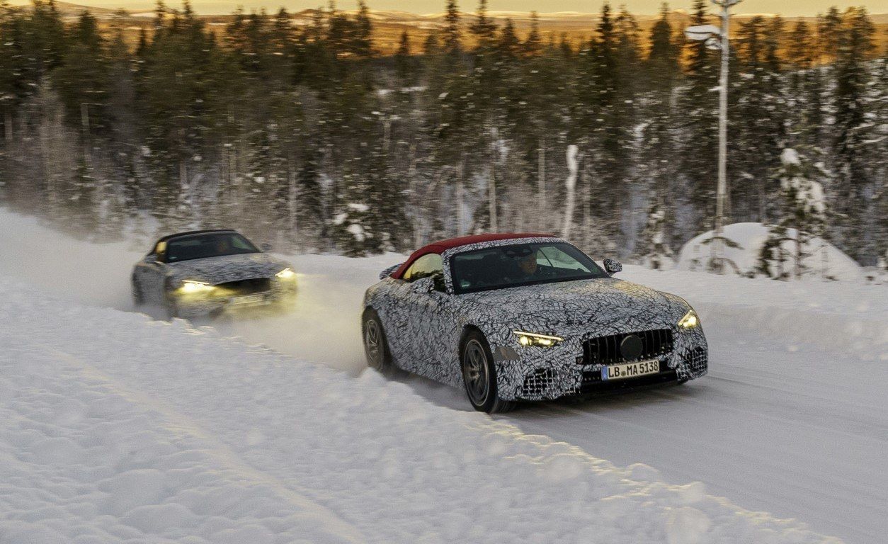 Foto prototipos Mercedes-AMG SL 2022