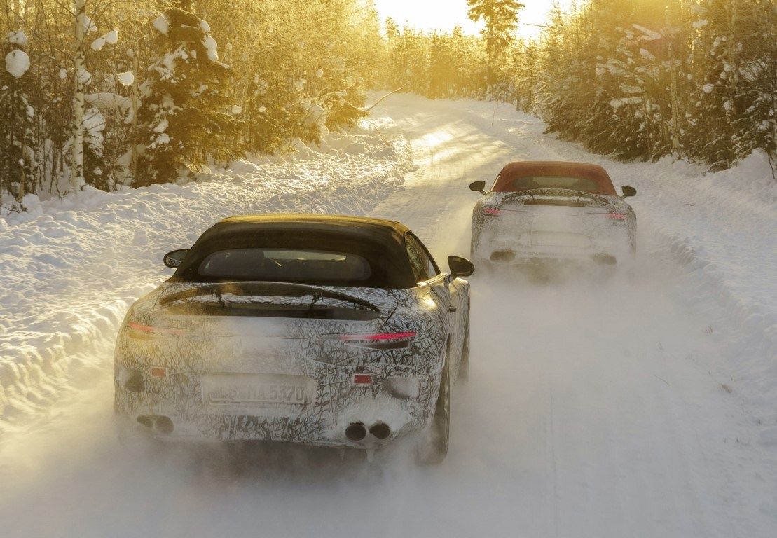 Foto prototipos Mercedes-AMG SL 2022