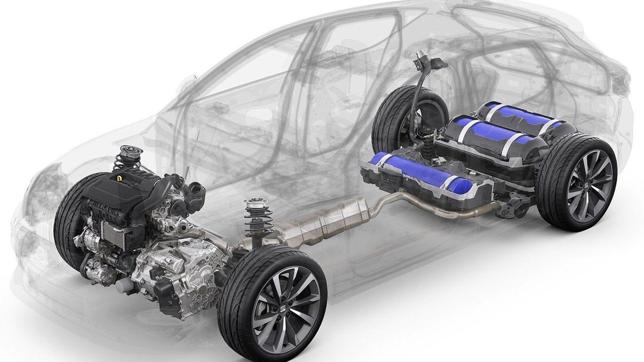 SEAT León TGI 2021 - esquema técnico