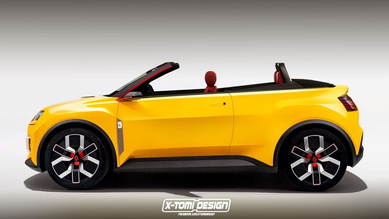 ¿Un Renault 5 Cabrio Eléctrico? El adelanto de una atractiva variante que no llegará 