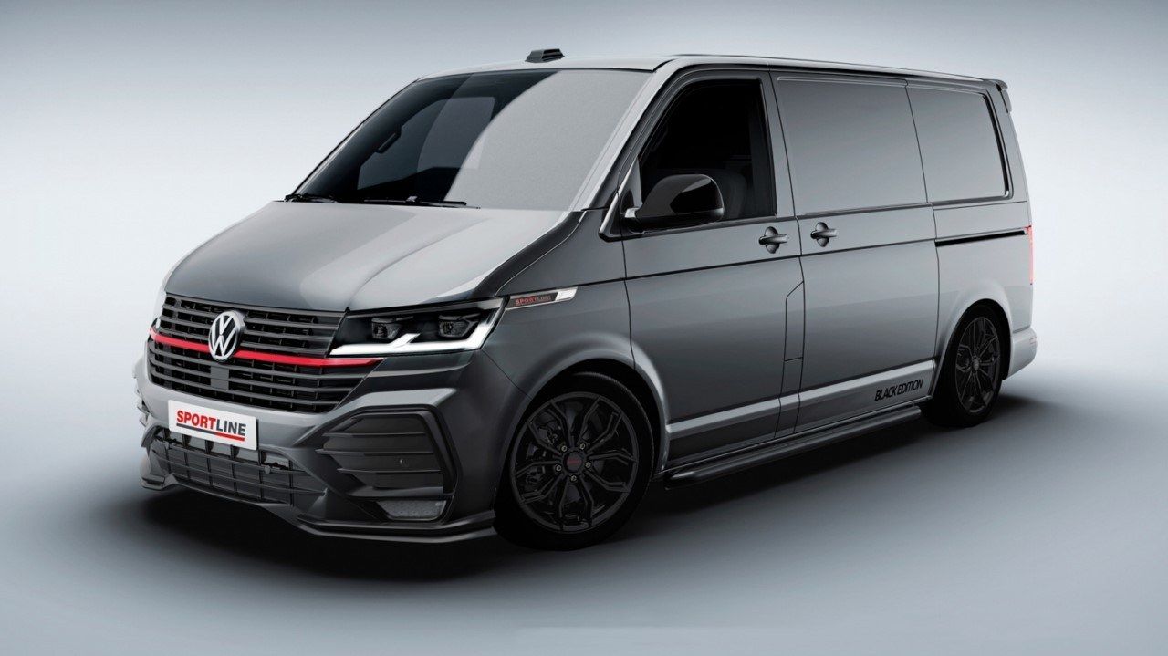 Volkswagen Transporter Sportline Black Edition, el comercial gana agresividad