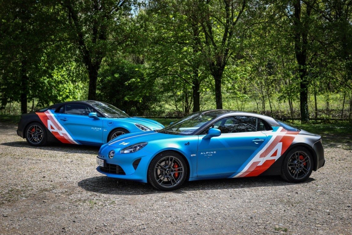 Nueva decoración especial para los Alpine A110 Trackside del Gran Premio de Emilia Romaña