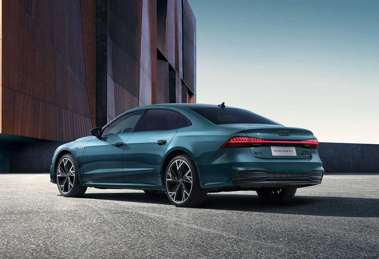 Audi A7 L 2021: presentada en Shanghái la nueva variante alargada y berlina del A7