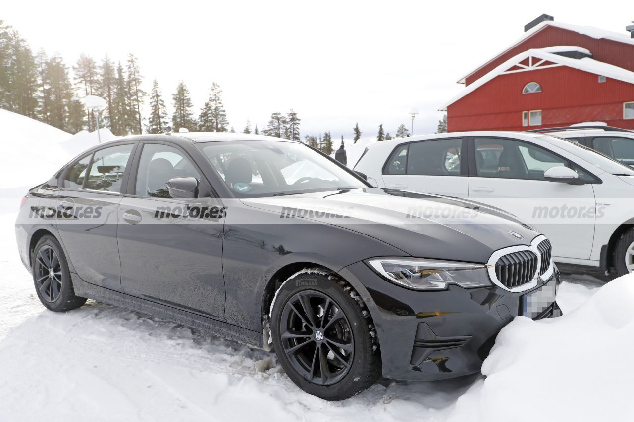 Foto espía BMW Serie 3 Facelift 2023 - exterior