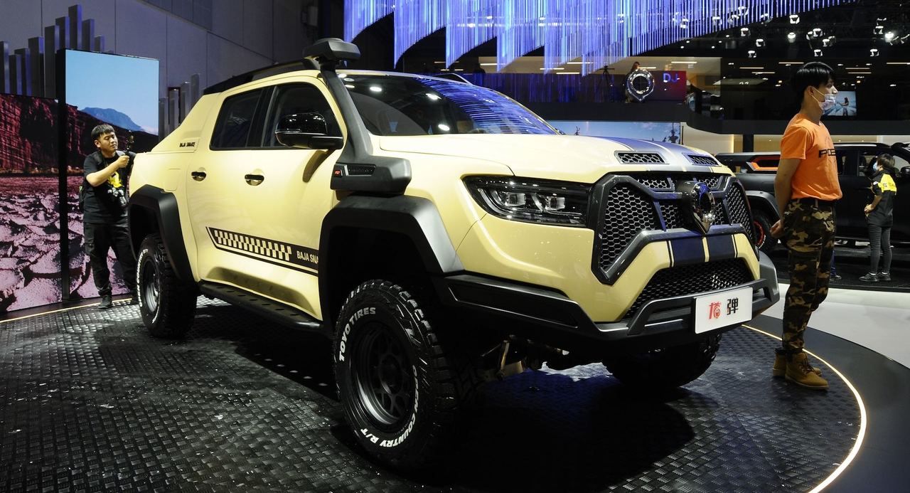 El Great Wall Cannon Baja Snake es un deportivo pick-up con inspiración Shelby