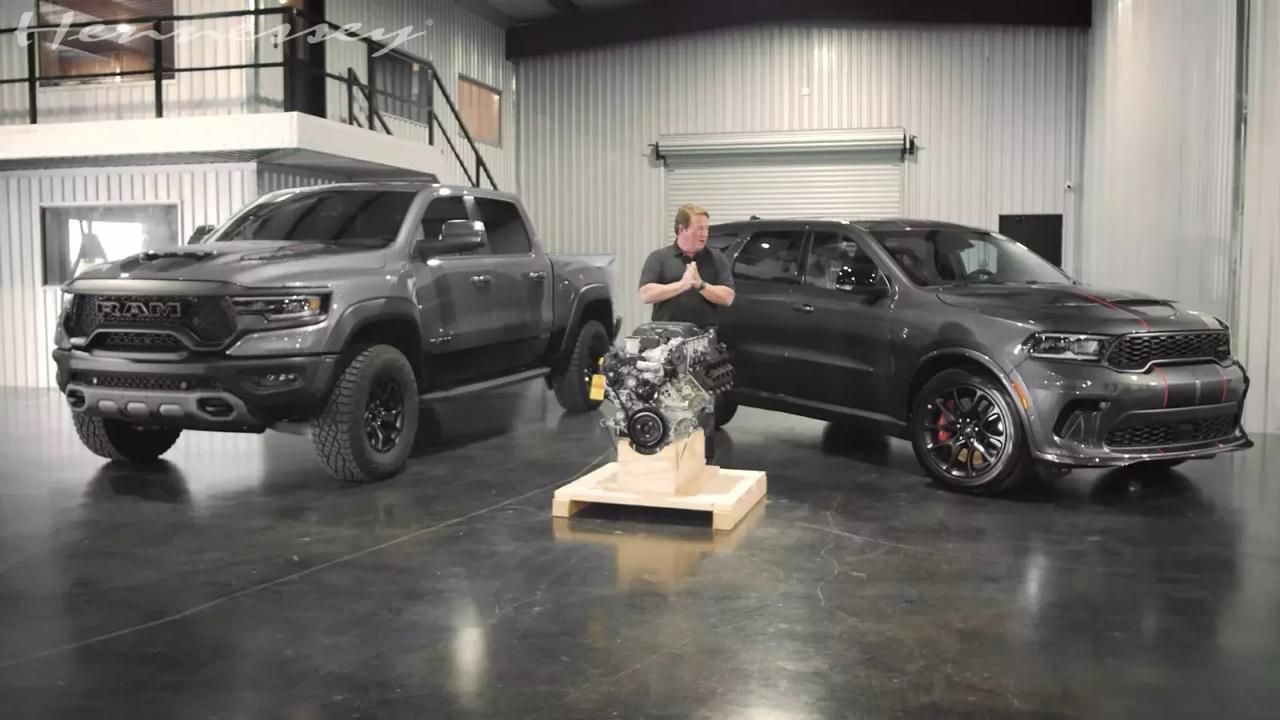 Nuevos RAM 1500 TRX y Durango SRT de Hennessey con el brutal V8 Hellephant de +1000 CV