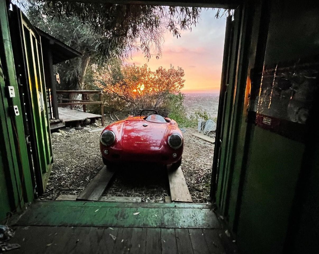 Rescatado un Porsche 550 Spyder que llevaba 35 años oculto en un contenedor