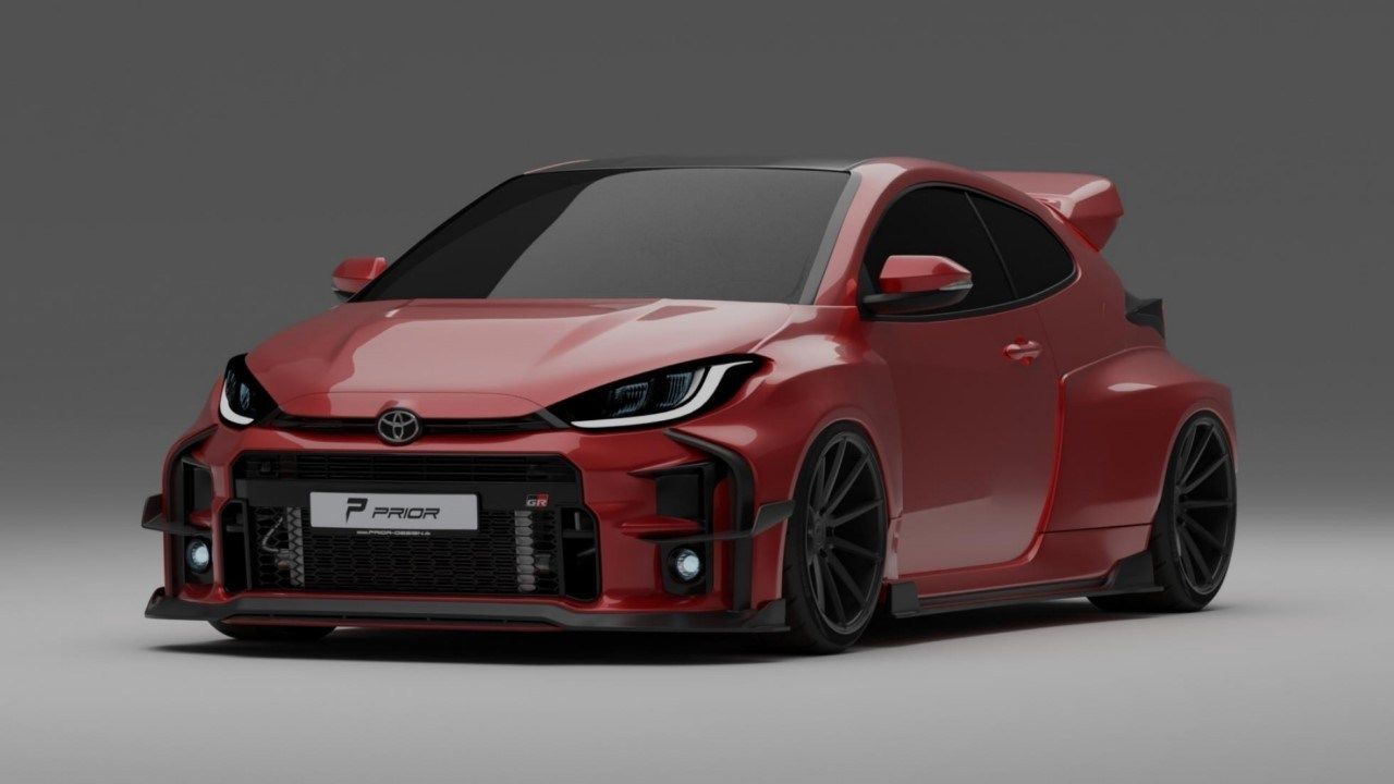 PRIOR Design adelanta el futuro widebody del Toyota GR Yaris [vídeo]