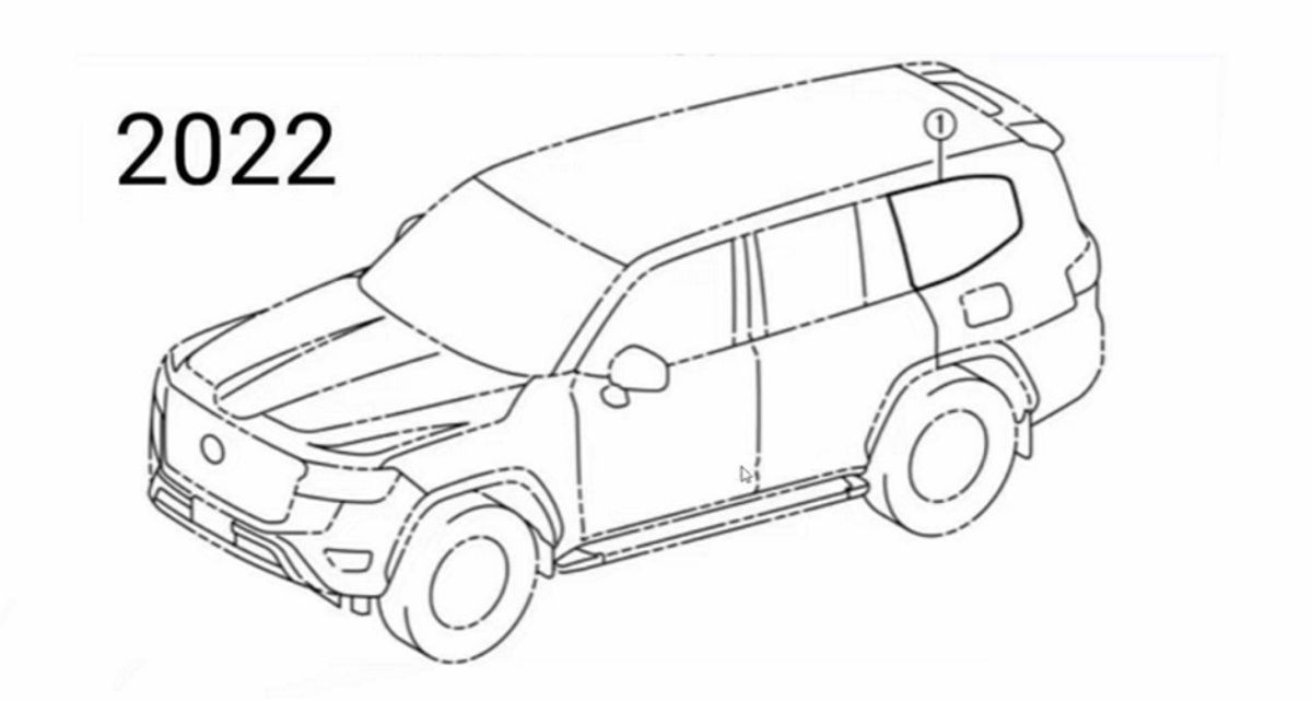 Las patentes del Toyota Land Cruiser 300 filtran la presencia de un botón GR