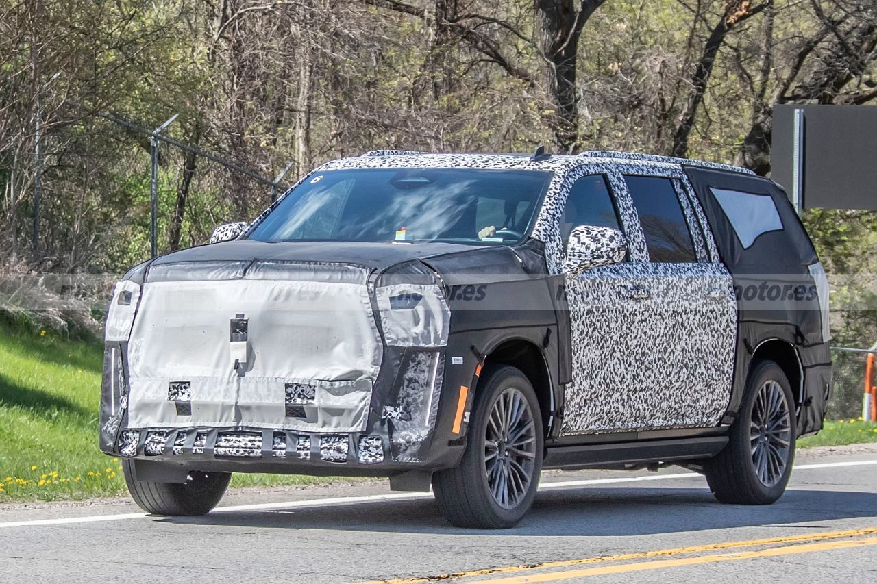 Primeras imágenes del nuevo Cadillac Escalade V-Series durante sus pruebas