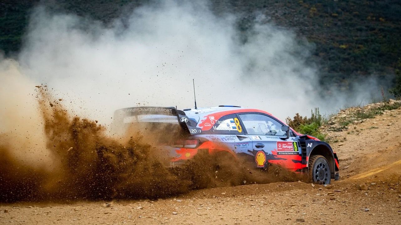 El estonio Ott Tänak da un golpe en la mesa del Rally de Portugal