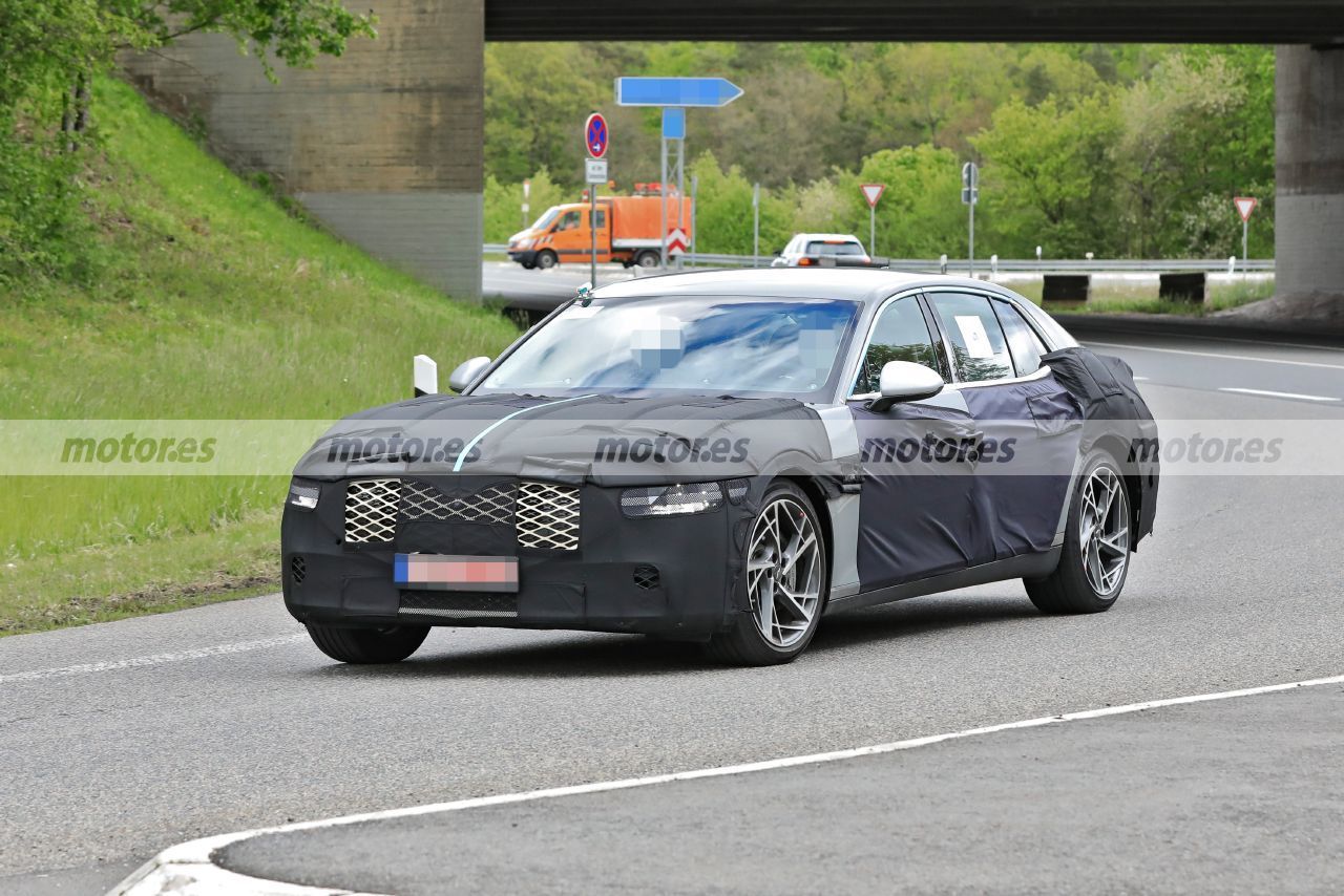 Foto espía Genesis G90 2022 - exterior