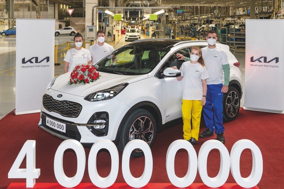 La planta de KIA en Eslovaquia alcanza un nuevo récord de producción