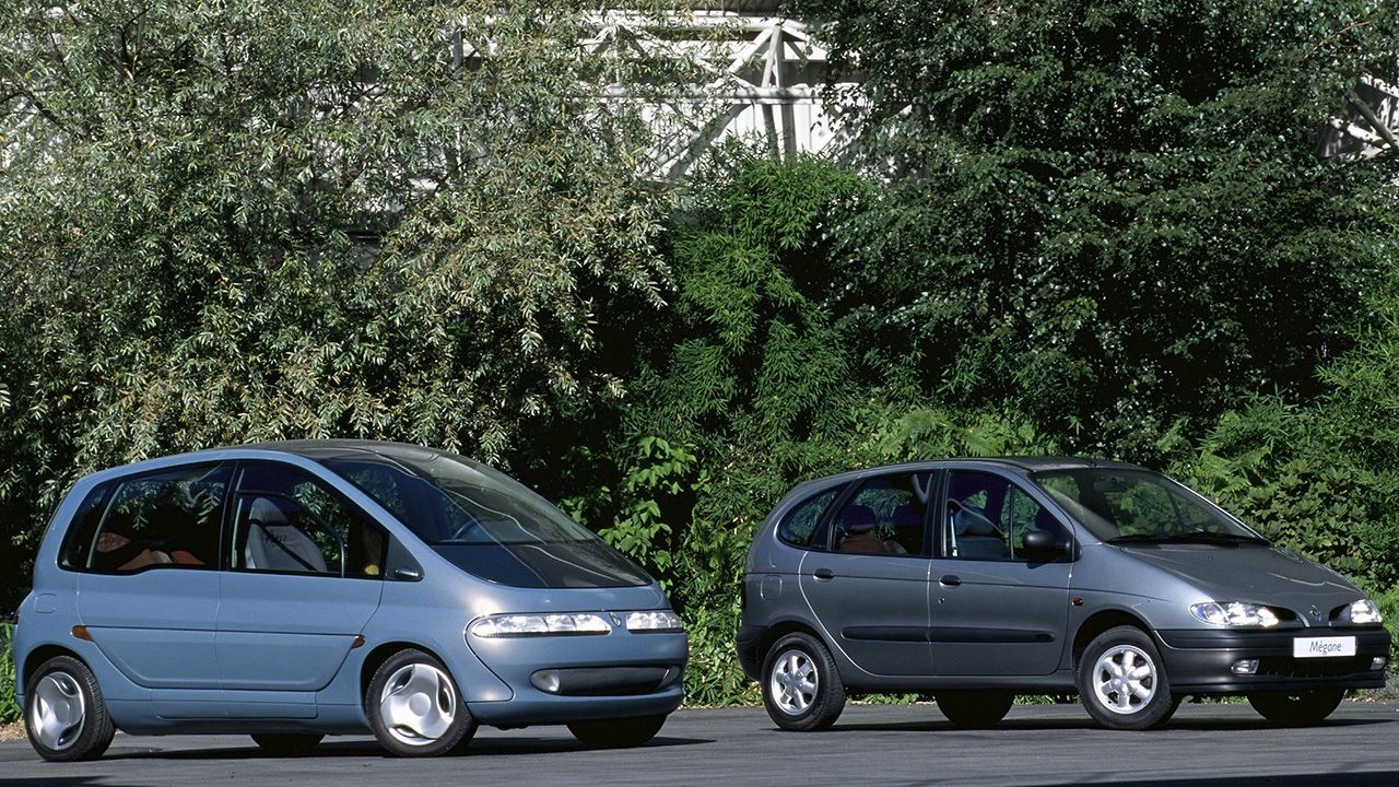 Renault Scénic Concept y Renault Mégane Scénic I