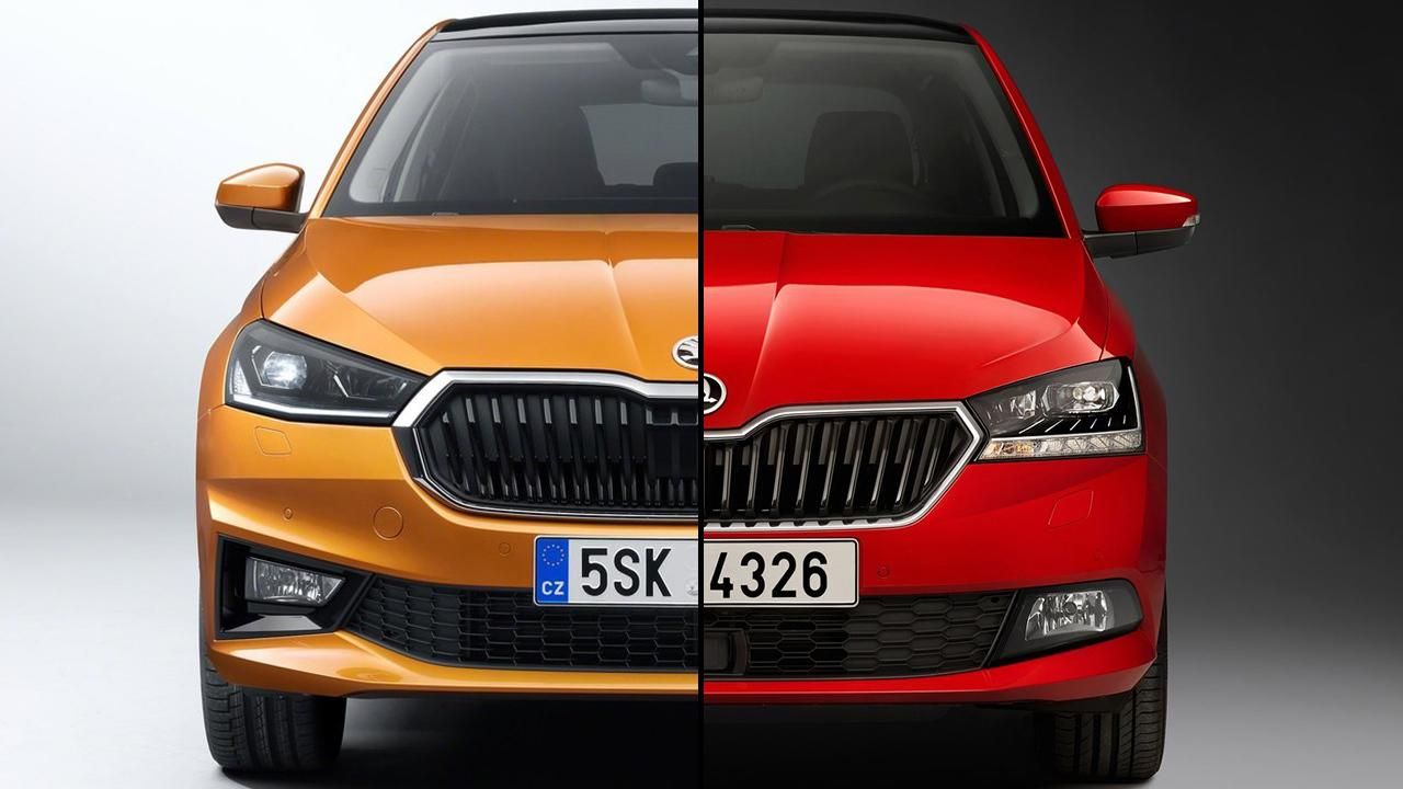 Skoda Fabia 2021 - comparativa diseño