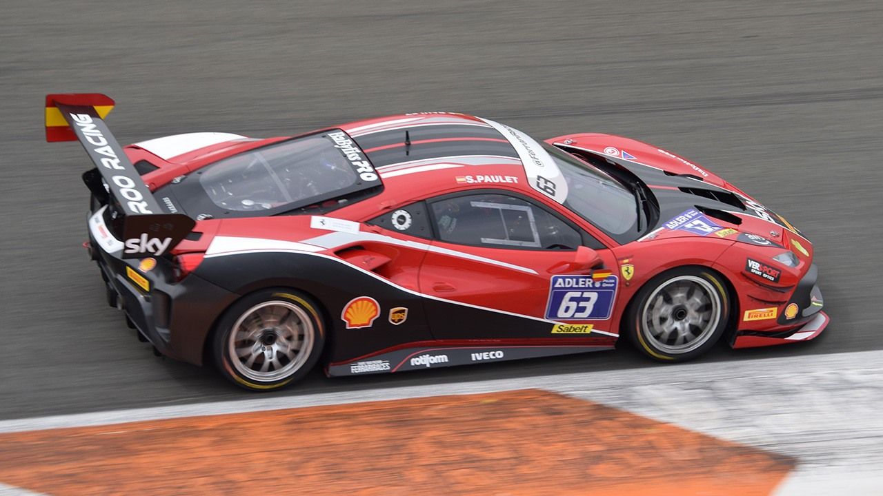 Ferrari 488 Challenge Evo en el Ferrari Challenge de Cheste