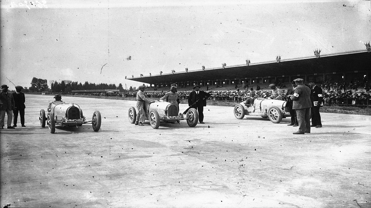 Gran Premio de Francia de 1926: tres en la salida, uno en la llegada