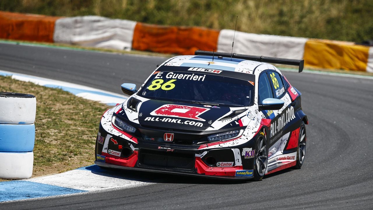 Honda 'despierta' y Esteban Guerrieri logra la pole del WTCR en Estoril