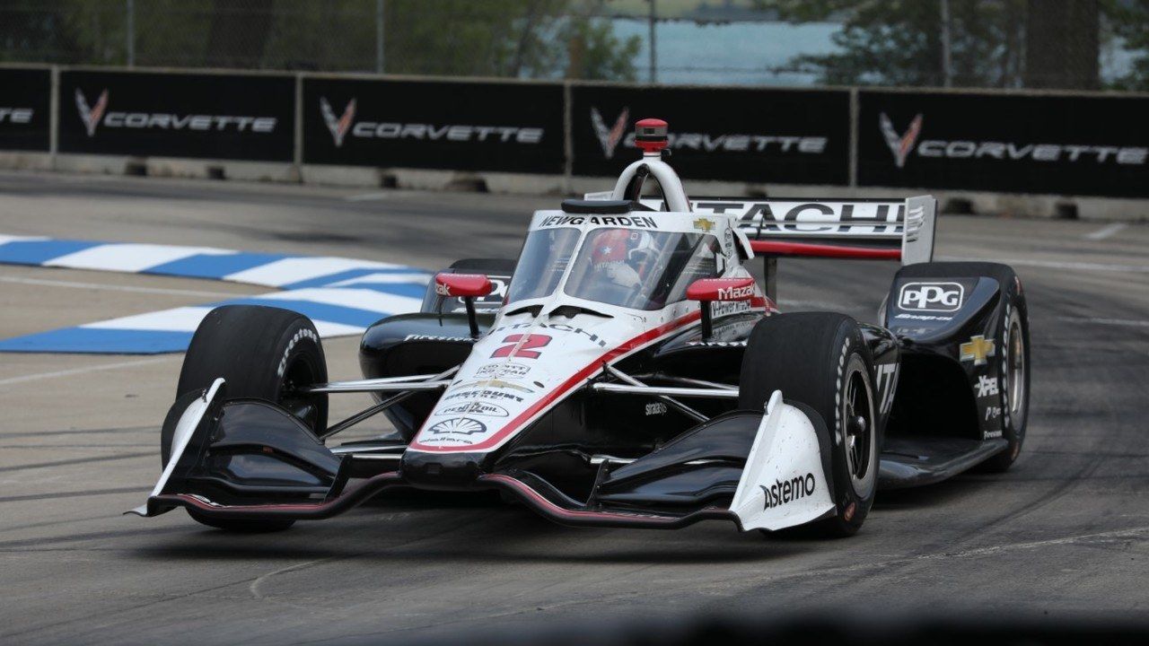 Josef Newgarden arrasa en la 2ª qualy de Detroit; gran mejora de Palou en cuarto lugar